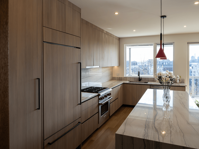 tall cabinetry and hardware detailing
