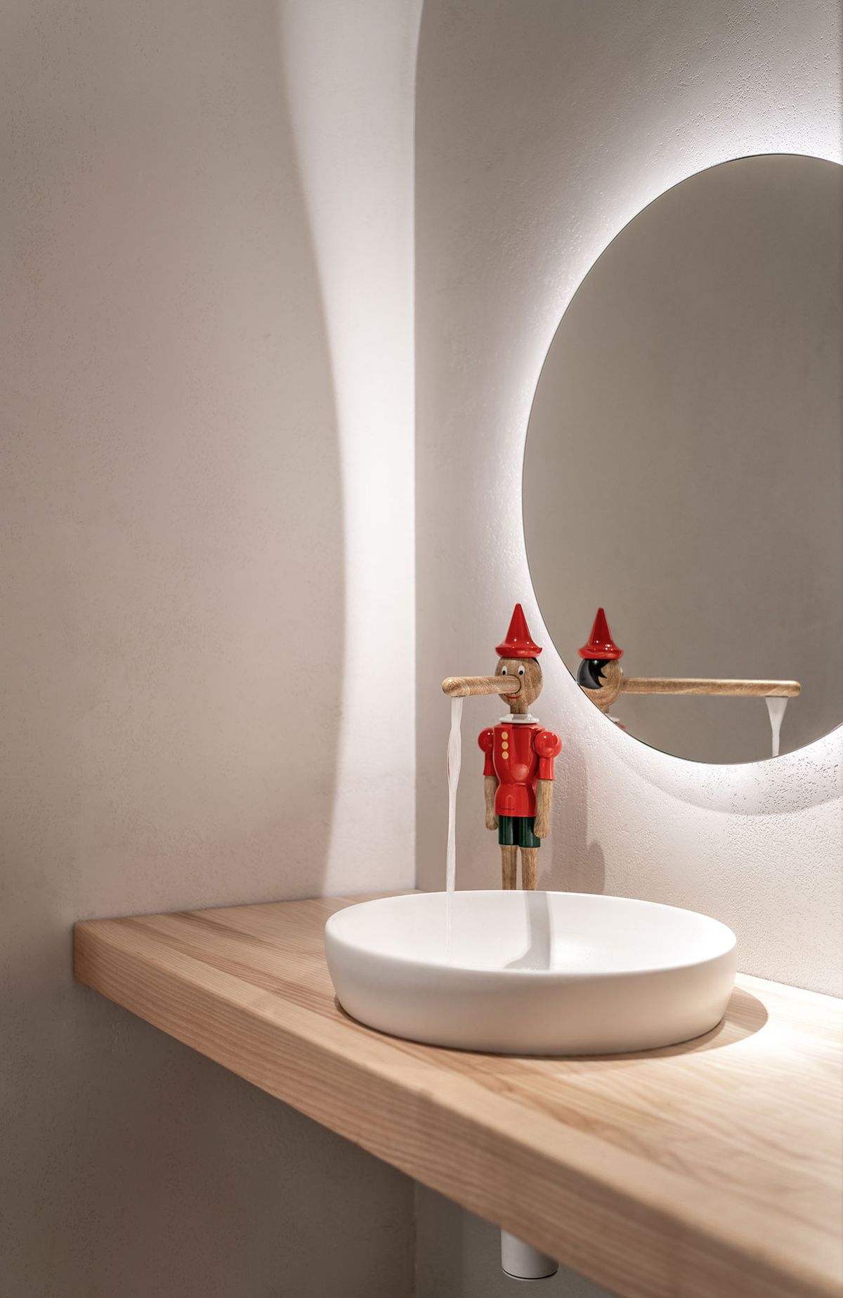 custom pinocchio bathroom fixture