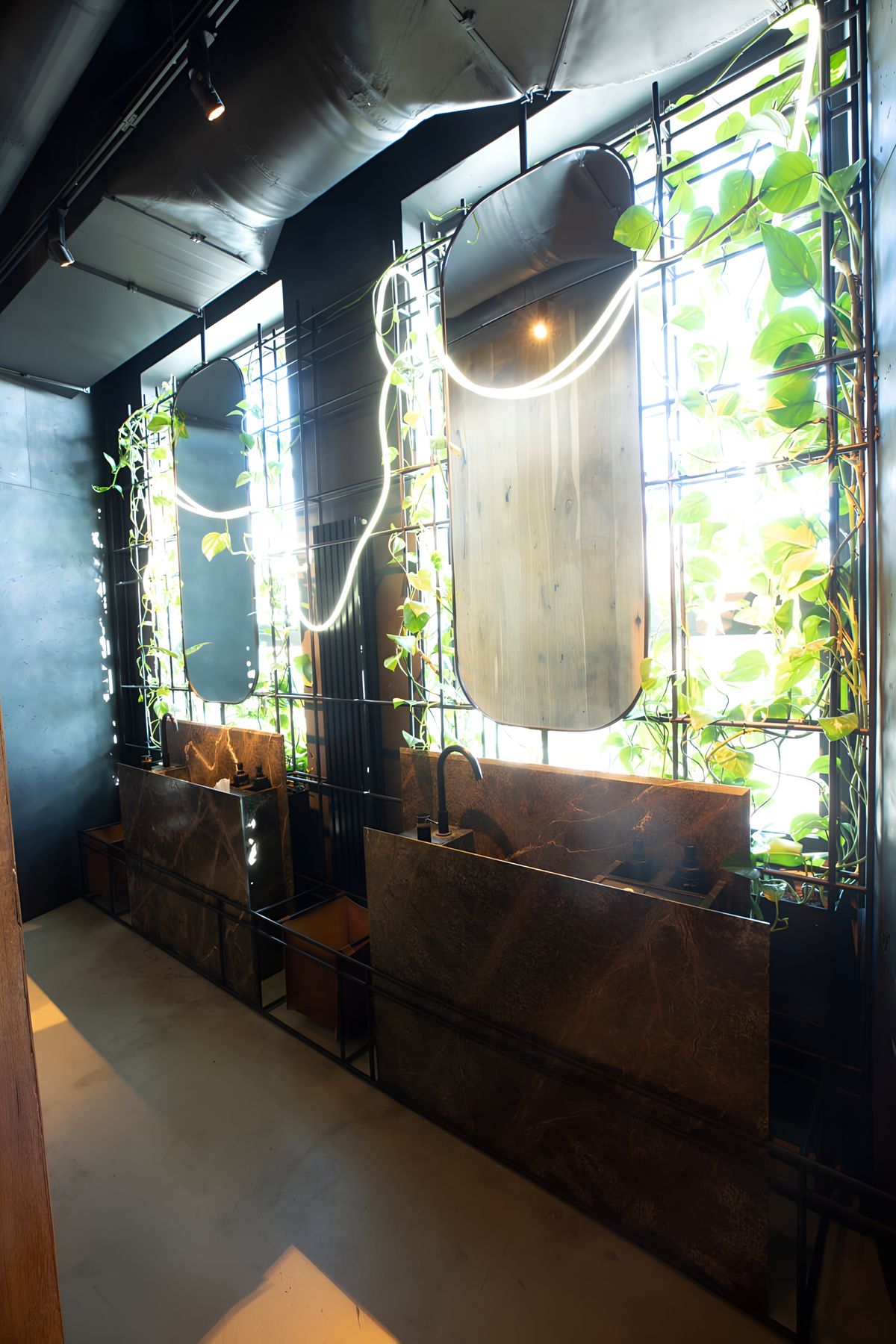 washroom stone vanities